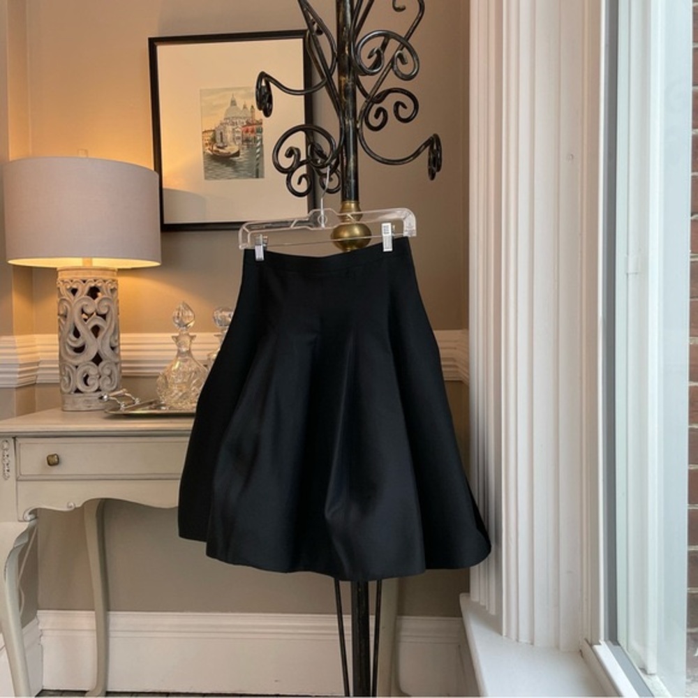 Elegant Black Skater Skirt